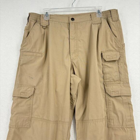 5.11 Tactical Cargo Pants Performance Ripstop Khaki Tan Men's Size 38 x 30 - Picture 6 of 12